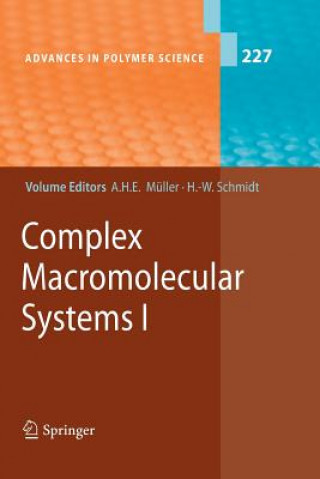 Kniha Complex Macromolecular Systems I Axel H. E. Müller