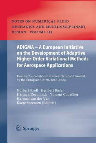 Book ADIGMA - A European Initiative on the Development of Adaptive Higher-Order Variational Methods for Aerospace Applications Norbert Kroll