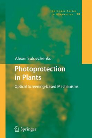 Livre Photoprotection in Plants Alexei Solovchenko