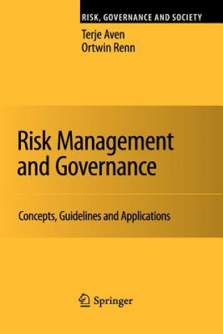 Book Risk Management and Governance Terje Aven