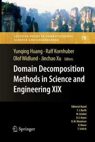 Kniha Domain Decomposition Methods in Science and Engineering XIX Yunqing Huang