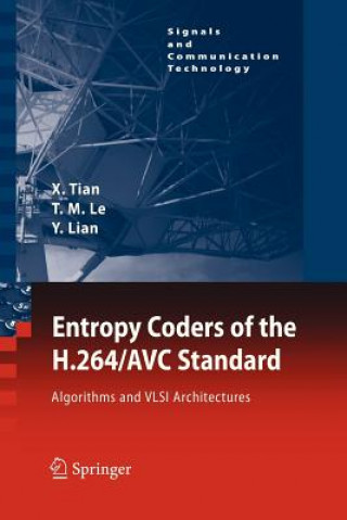 Kniha Entropy Coders of the H.264/AVC Standard Xiaohua Tian