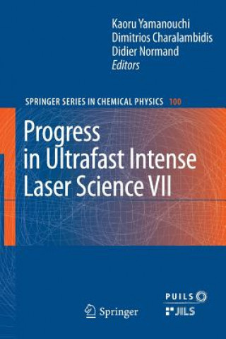 Carte Progress in Ultrafast Intense Laser Science VII Kaoru Yamanouchi