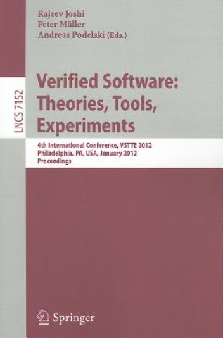 Carte Verified Software: Theories, Tools, Experiments Rajeev Joshi