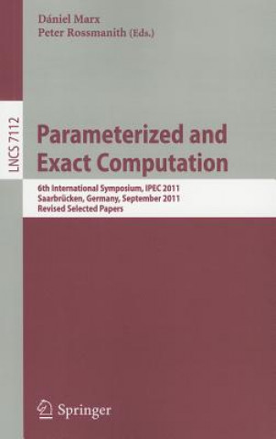 Libro Parameterized and Exact Computation Dániel Marx