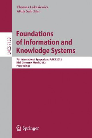 Книга Foundations of Information and Knowledge Systems Thomas Lukasiewicz