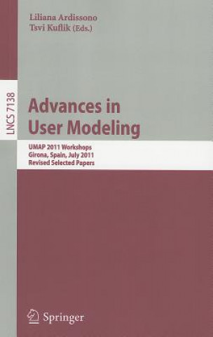 Könyv Advances in User Modeling Liliana Ardissono