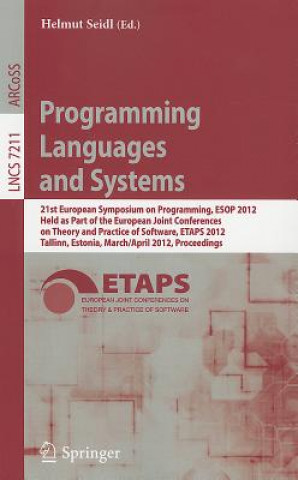 Kniha Programming Languages and Systems Helmut Seidl
