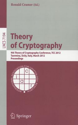 Könyv Theory of Cryptography Ronald Cramer