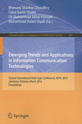 Carte Emerging Trends and Applications in Information Communication Technologies Bhawani Shankar Chowdhry