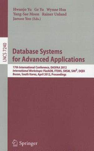 Kniha Database Systems for Advanced Applications Hwanjo Yu