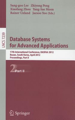 Книга Database Systems for Advanced Applications Sang-goo Lee