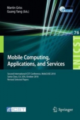 Kniha Mobile Computing, Applications, and Services Martin Griss
