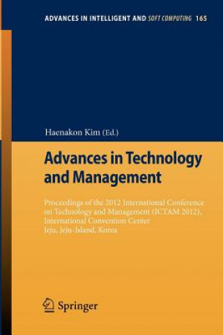 Book Advances in Technology and Management Haenakon Kim