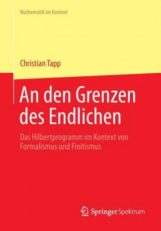 Libro Den Grenzen Des Endlichen Christian Tapp