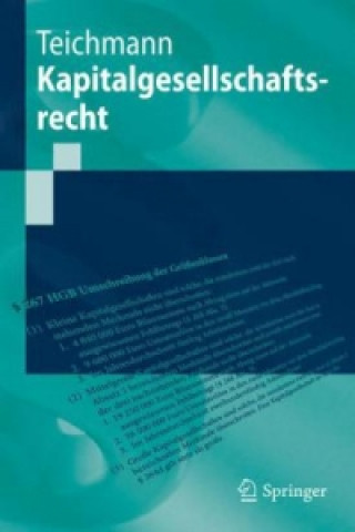 Kniha Gesellschaftsrecht Christoph Teichmann
