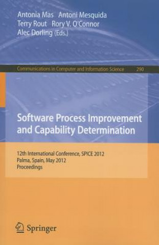 Kniha Software Process Improvement and Capability Determination Antonia Mas