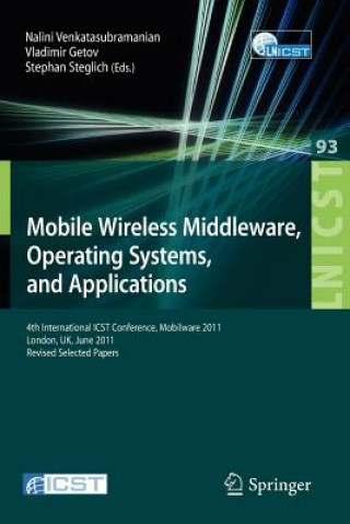 Boek Mobile Wireless Middleware, Operating Systems, and Applications Nalini Venkatasubramanian