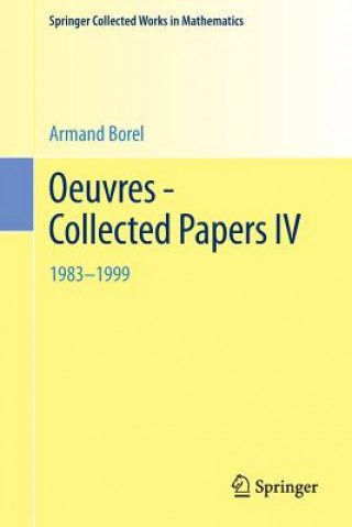 Carte Oeuvres - Collected Papers Armand Borel