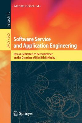Book Software Service and Application Engineering Maritta Heisel