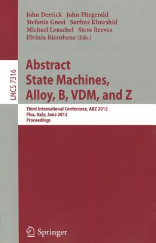 Carte Abstract State Machines, Alloy, B, VDM, and Z John Derrick