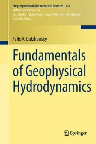 Kniha Fundamentals of Geophysical Hydrodynamics Felix V. Dolzhansky