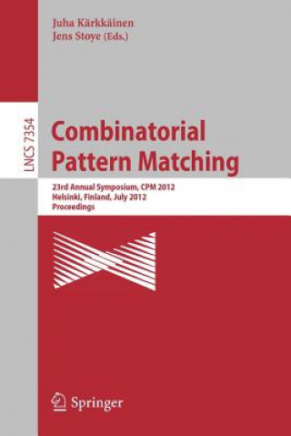 Könyv Combinatorial Pattern Matching Juha Kärkkäinen