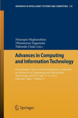 Carte Advances in Computing and Information Technology Natarajan Meghanathan
