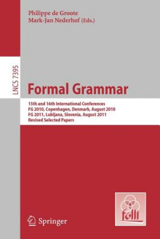 Könyv Formal Grammar Philippe de Groote