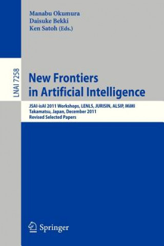 Carte New Frontiers in Artificial Intelligence Manabu Okumura
