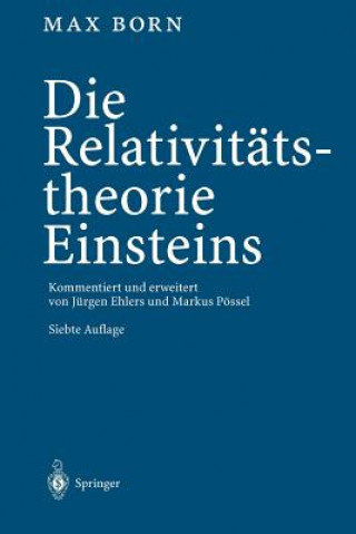 Kniha Die Relativitatstheorie Einsteins Max Born