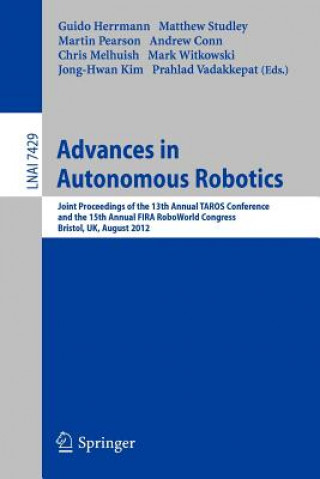 Livre Advances in Autonomous Robotics Guido Herrmann