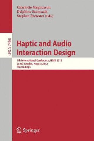 Carte Haptic and Audio Interaction Design Charlotte Magnusson