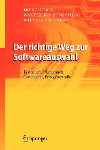 Könyv Richtige Weg Zur Softwareauswahl Irene Teich