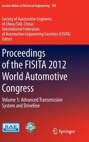 Carte Proceedings of the FISITA 2012 World Automotive Congress Society of Automotive Engineers of China (SAE)