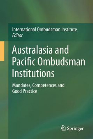 Könyv Australasia and Pacific Ombudsman Institutions nternational Ombudsman Institute