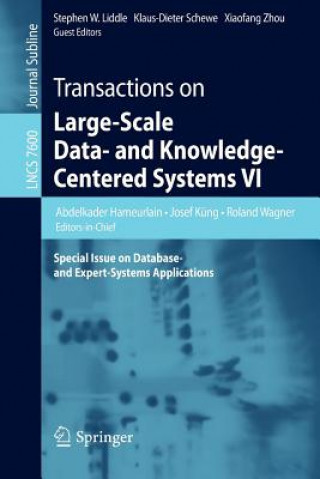 Boek Transactions on Large-Scale Data- and Knowledge-Centered Systems VI Abdelkader Hameurlain
