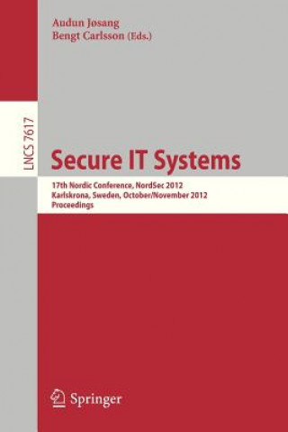 Book Secure IT Systems Audun J