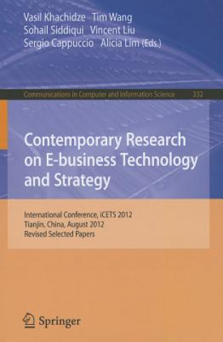 Buch Contemporary Research on E-business Technology and Strategy Vasil Khachidze