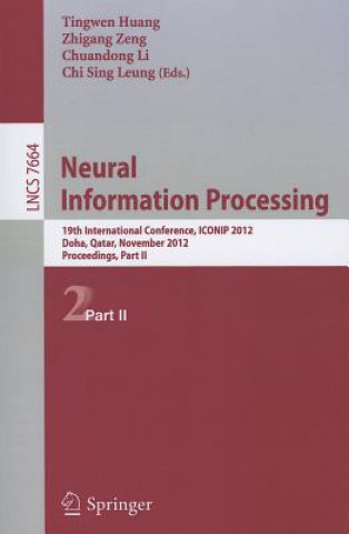 Kniha Neural Information Processing Tingwen Huang