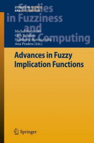Książka Advances in Fuzzy Implication Functions Michal Baczynski