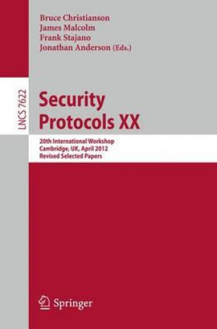 Könyv Security Protocols XX Bruce Christianson