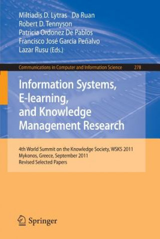 Βιβλίο Information Systems, E-learning, and Knowledge Management Research Miltiadis D. Lytras