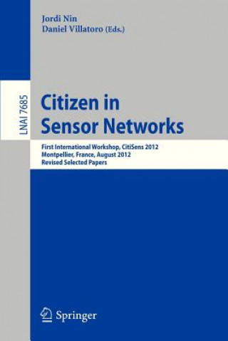 Könyv Citizen in Sensor Networks Jordi Nin