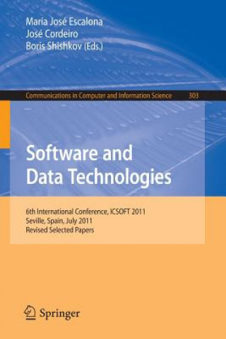Knjiga Software and Data Technologies Maria José Escalona