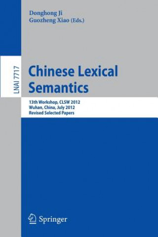 Libro Chinese Lexical Semantics Donghong Ji