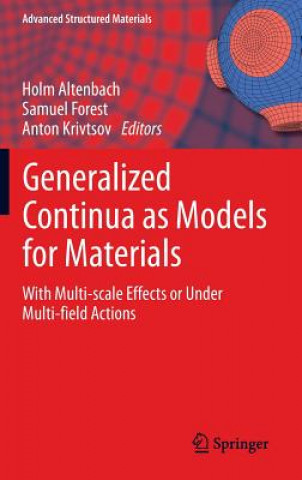 Könyv Generalized Continua as Models for Materials Holm Altenbach