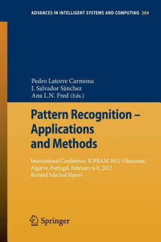 Kniha Pattern Recognition - Applications and Methods Pedro Latorre Carmona