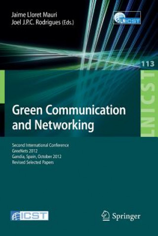 Kniha Green Communication and Networking Jaime Lloret Mauri