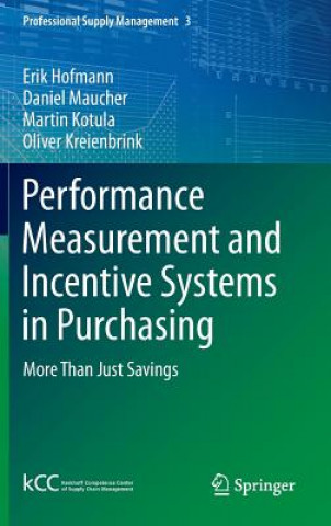 Buch Performance Measurement and Incentive Systems in Purchasing Erik Hofmann